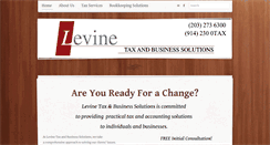 Desktop Screenshot of levinetax.com